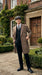 Mens Peaky Blinders Gray Plaid Double Breasted Overcoat + Suit  Peaky Blinders Vintage Wool Blend Coat 1920s