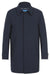 Pelago Men's Navy Rain Coat with Shirt Collar | Classic 3/4 Length