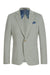 "Elevate Your Prom or Wedding Style with Pelago's Light Grey Slim-Fit Cotton Blazer"