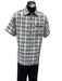 Mens 2 Piece Walking Suit - Textured Plaid
