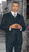 JPR30 Signature Platinum Stays Cool Discounted Sale BLACK EXTRA FINE three piece suit