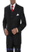 High Fashion  Black Available in 3 Button Style Jacket Vested 3 Piece three piece suit