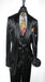 Men's Black 2 Button Velvet Fabric 3 Piece Vested  Side Vent Suit with Pleated Pants velour Men's blazer Jacket