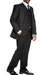 Men'S Classic Black Slim Fit 3 Piece Wedding Prom Vested Suit