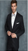 Men's 2 Button Vest Black  Suit