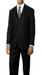 Brand: Caravelli Collezione Suit - Caravelli Suit - Caravelli italy Caravelli Men's  Black Shark Pattern 3-piece Vested Suit