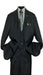 Men's Black  Two Button Vested Suit