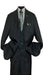 Men's Black  Two Button Vested Suit
