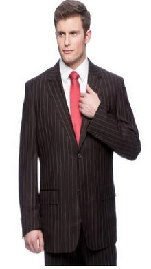 Mens Three Piece Suit - Vested Suit Tailored Modern Fit Suits 2-Button Flat Front Black Suit