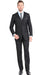 Mens Three Piece Suit - Vested Suit Mens Black Two Button Vested 3 Piece Slim Fit Suit