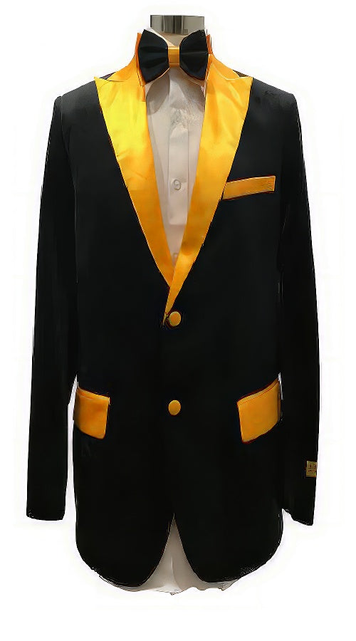 Men's  Peak Label Black/Gold - Image 8