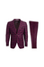 Stacy Adams Suit Hybrid Fit Suit Burgundy