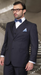 Side Vented Online special Discounted Sale Pleated Pants Vested Suits 3 Piece Regular Fit Dark Navy