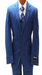 Blue Vested Classic Fit Suit