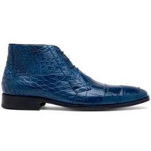 Marco Di Milano Pietro Blue Jean Alligator Chukka Boots