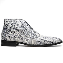 Marco Di Milano Pietro Newspaper Alligator Chukka Boots