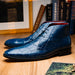 Marco_Di_Milano Pietro: Blue Jeans Italian Leather Shoe