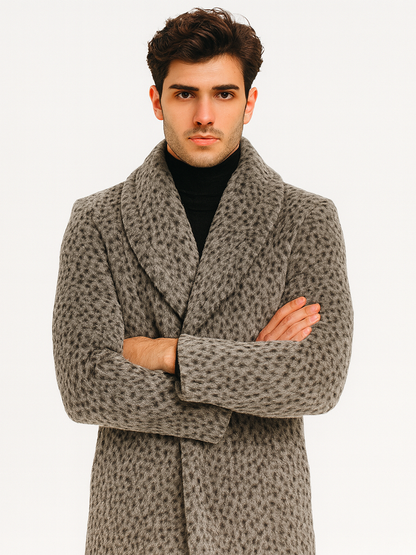 Leopard Faux Fur Pimp Coat – 1920s Gangster Full Length Vintage Jacket - Image 6