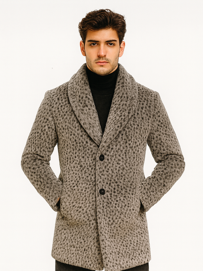 Leopard Faux Fur Pimp Coat – 1920s Gangster Full Length Vintage Jacket - Image 7