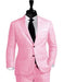 Linen Suit - Mens Summer Suits Pink  Color - Beach Wedding