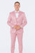 Pink Satin Tuxedo Set – Stylish 4-Piece for Weddings & Proms