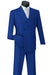 Mens Double Breasted Gangster Pinstripe Suit in Black