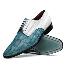 Marco Di Milano Pissa Aqua/White Leather Loafer