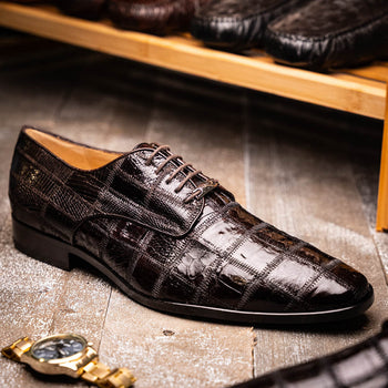 Marco Di Milano Pissa Brown Leather Oxford