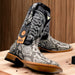 Snake Print Boots by Hooch Boots