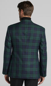 Plaid Dinner Jacket - Green Tartan Sportcoat