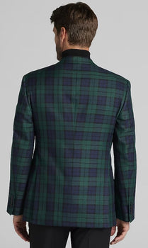 Plaid Dinner Jacket - Green Tartan Sportcoat