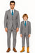 Light Gray Glen Plaid Pattern Father ~ Dad And Son Matching Suit