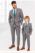 Light Gray Glen Plaid Pattern Father ~ Dad And Son Matching Suit