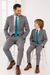 Light Gray Glen Plaid Pattern Father ~ Dad And Son Matching Suit