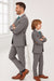 Light Gray Glen Plaid Pattern Father ~ Dad And Son Matching Suit