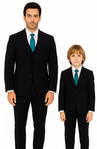 plaid-pattern-father-dad-and-son-matching-suit