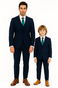 plaid-pattern-father-dad-and-son-matching-suit
