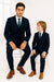 Black and Navy Glen Plaid Pattern ~ Dad And Son Matching Suit