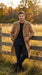 Men’s Toast Full Length 53 Inch Top Coat with Single Breasted Front, Microfiber Dress Overcoat