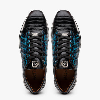 Marco_Di_Milano Portici - Navy & Black Leather Dress Shoe