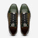 Marco Di Milano Portici Green Men's Exotic Lizard / Crocodile Casual Sneakers