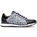 Marco Di Milano Portici Newspaper Men's Exotic Lizard / Crocodile Casual Sneakers
