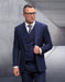 Statement Men's 3 Piece 100% Wool Plaid Suit - Modern Fit