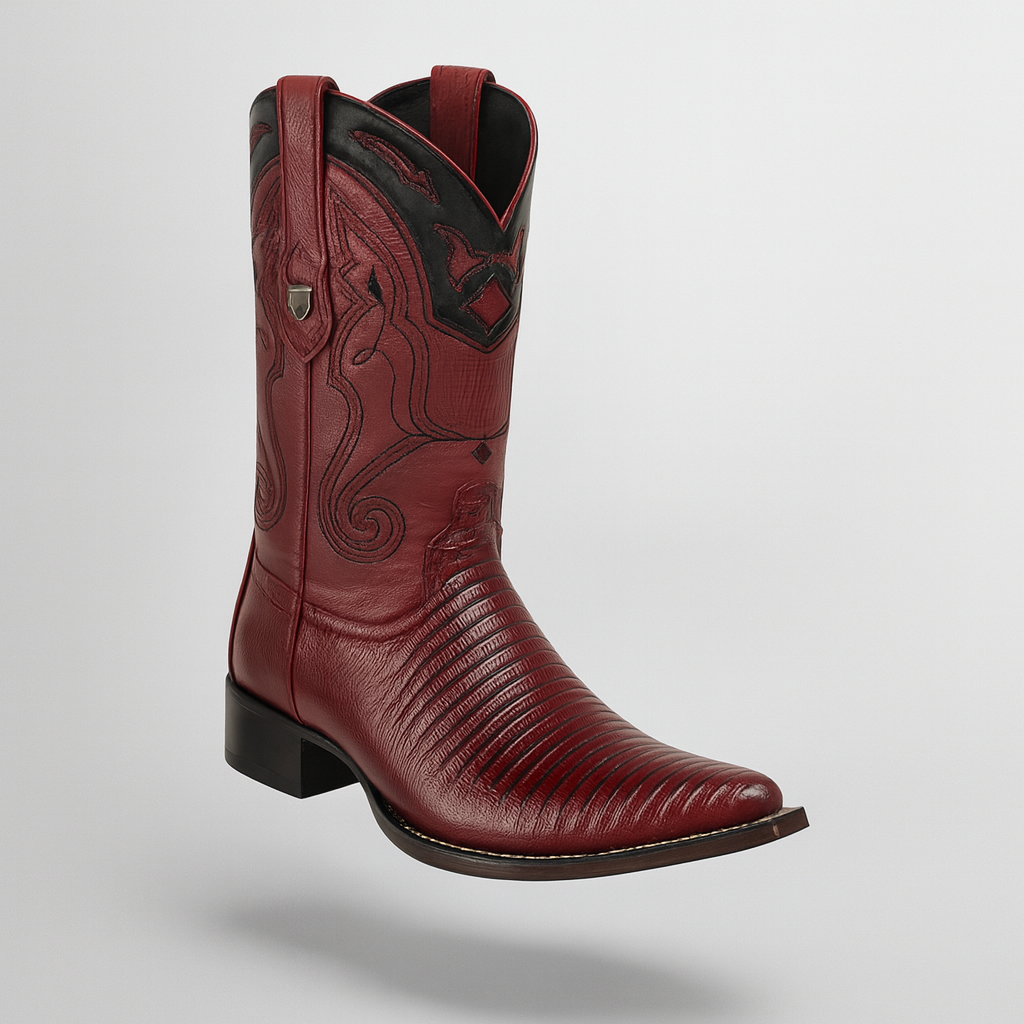 Men's Wild West Teju Lizard Skin 3X Toe Boots 29507 - Image 23