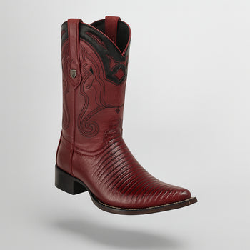 Men's Wild West Teju Lizard Skin 3X Toe Boots 29507 - Image 23