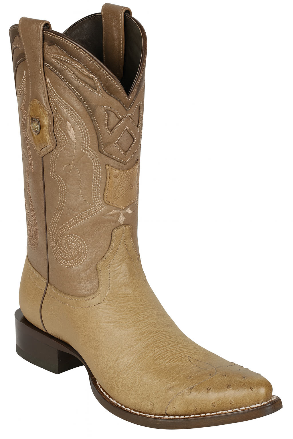 Men's Wild West Smooth Ostrich Skin 3X Toe Boots 29504-B - Image 33
