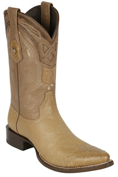 Men's Wild West Smooth Ostrich Skin 3X Toe Boots 29504-B - Image 33