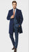 Mens Cobalt Blue Wool and Cashmere Car Coat Overcoat – Classic Winter Topcoat for Indigo Sapphire Color (light Navy Dark Royal)