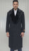 Mens Full Length and Cashmere Overcoat - Winter Topcoats - Black Coat