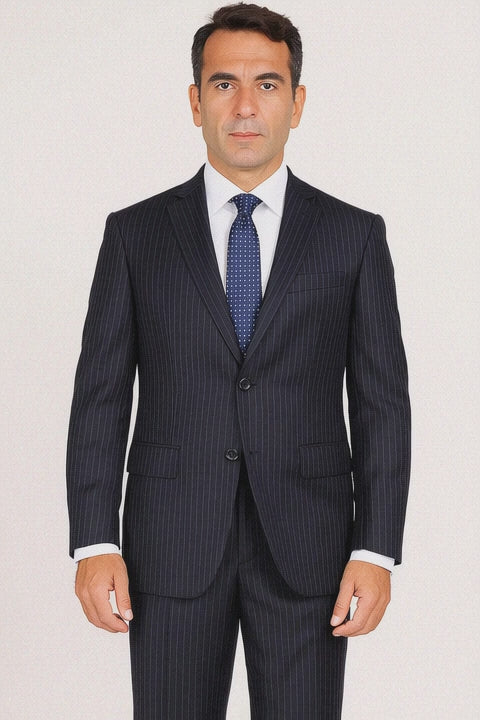 Men's Classic Two Buttons pinstripe